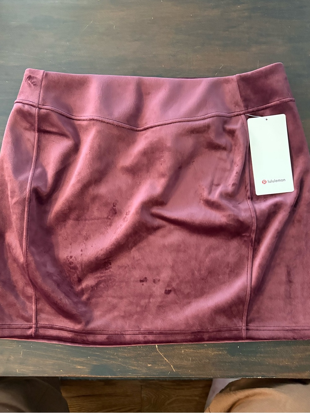 lululemon athletica Velvet Mini Skirt in Wine